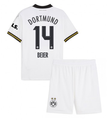 Borussia Dortmund Maximilian Beier #14 Tredje Kläder Barn 2024-25 Kortärmad (+ Korta byxor)